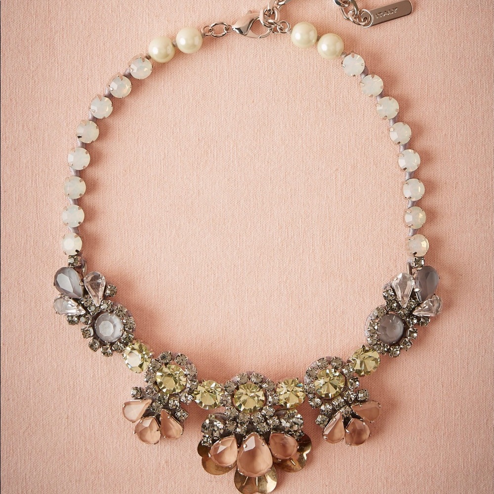 Rada Giallo Jeweled Statement Necklace